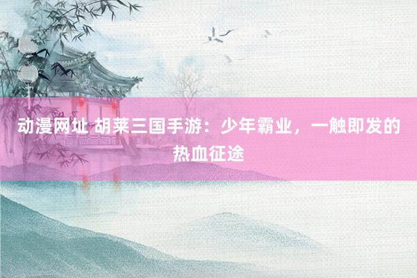 动漫网址 胡莱三国手游：少年霸业，一触即发的热血征途