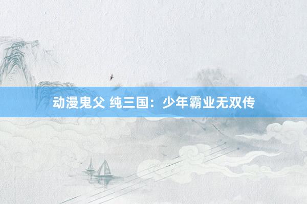 动漫鬼父 纯三国：少年霸业无双传
