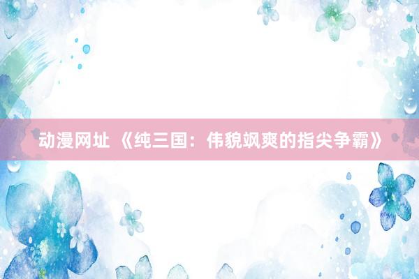 动漫网址 《纯三国:伟貌飒爽的指尖争霸》