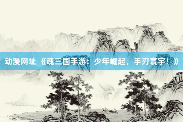 动漫网址 《魂三国手游：少年崛起，手刃寰宇！》